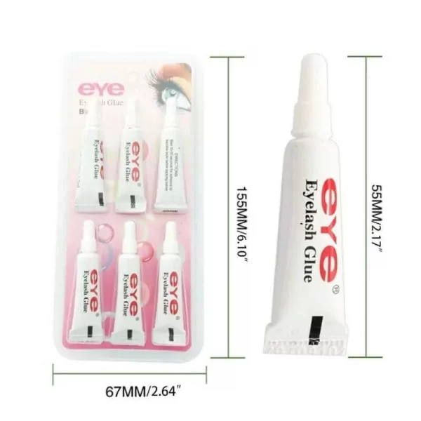 6 Pcs Practical Waterproof Eyelashes Glue - Image 2