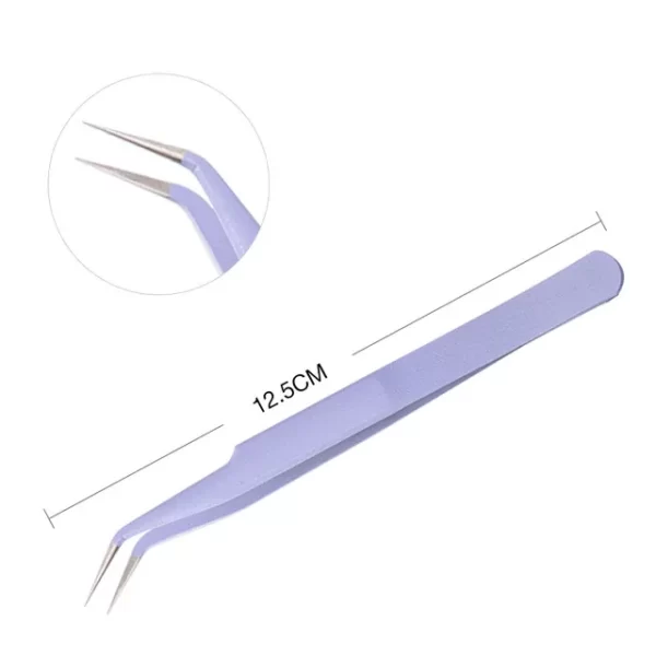 Anti-Static Precision Curved Tweezers for Eyelash Extension - Image 4