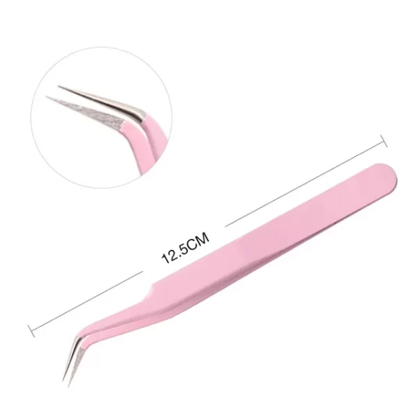 Anti-Static Precision Curved Tweezers for Eyelash Extension - Image 3