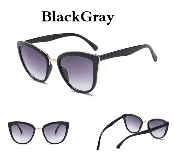 Luxury Cat Eye Sunglasses UV400 - Image 2