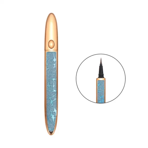 Self-adhesive 2 in 1 Magic Lash Liner Glue Pen Non Magnetic Blue Color - Image 4