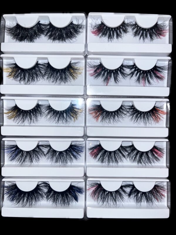 Wholesale mixed colour lashes - Image 4