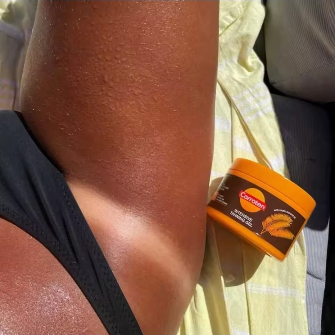 Carroten 150ml Intensive Tanning Gel Fast Body Bronzing Glow Accelerator Coconut Oil Ultra Moisturizing Sun Tan Lotion 1Pc - Image 2